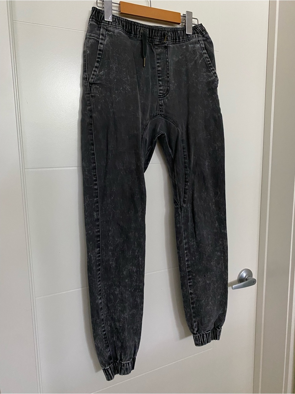 Zanerobe Dark Gray Washed Joggers